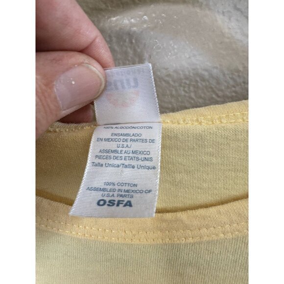 Vintage Sun International Women's Yellow Bathing Suit Cover Up, swimwear - Picture 5 of 8